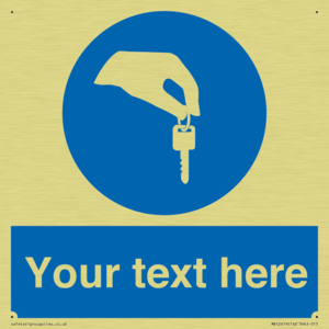 Custom Mandatory Keys Sign